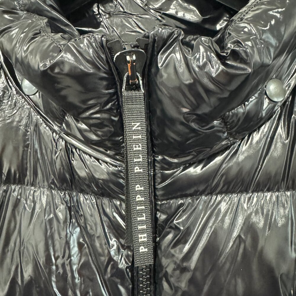 Philipp Plein Nylon Down Jacket, Size 3XL/ US XL-XXL - Picture 10 of 17
